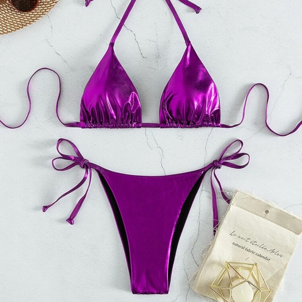 Purple bikini